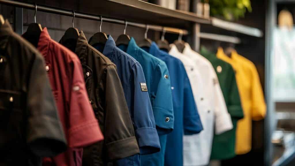 Quelle est la signification des couleurs pour une veste de cuisine ?